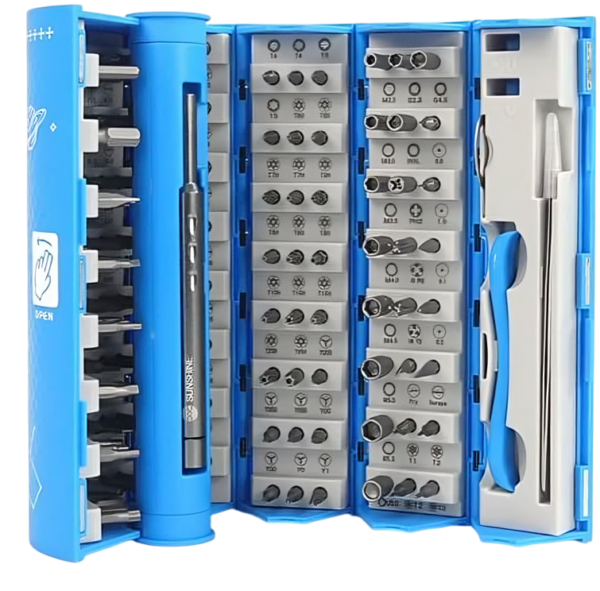 Set de Destornilladores de Precisión Sunshine SS-5120 (128 en 1)